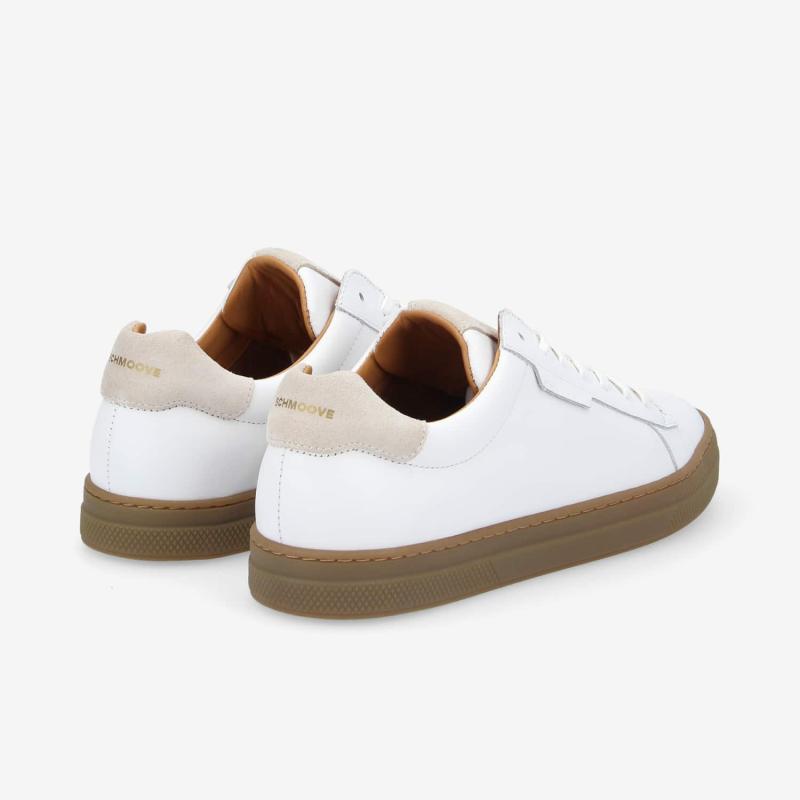 SPARK CLAY M - NAPPA/SUEDE -  BLANC/GREGE